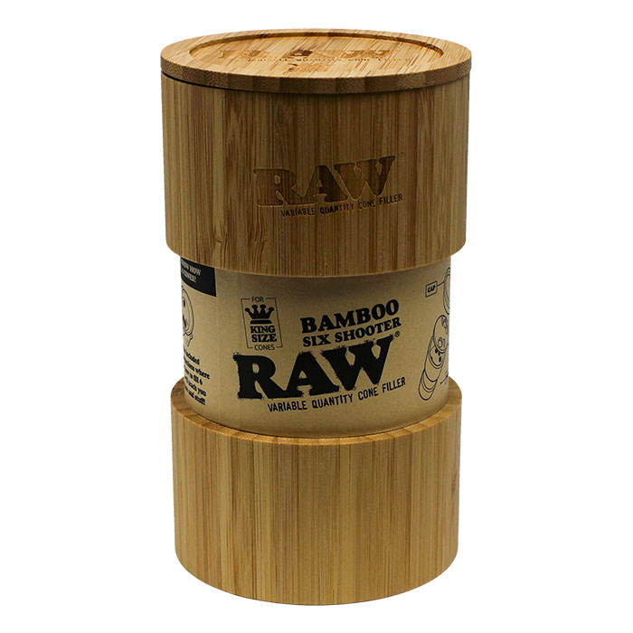 Raw Bamboo Six Shooter Cone Filler King Size