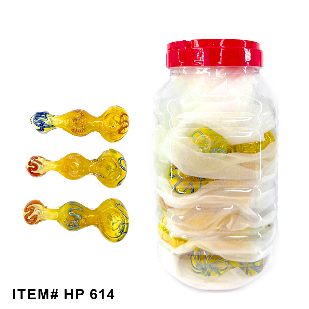 GLASS 4.5 HANDPIPE 24CT JAR [HP-414]
