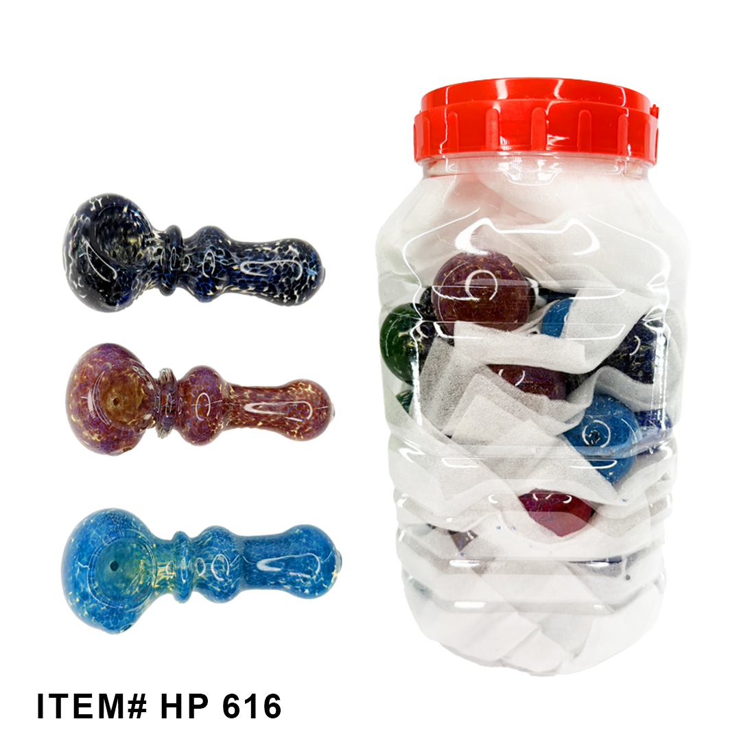 GLASS 4.5 HANDPIPE 24CT JAR [HP-416]