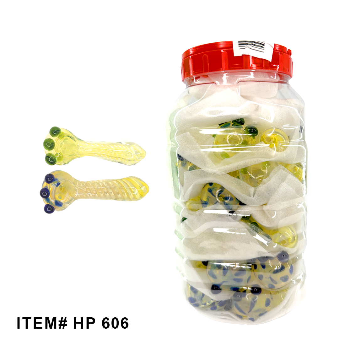 GLASS 4.5 HANDPIPE 24CT JAR [HP-403]