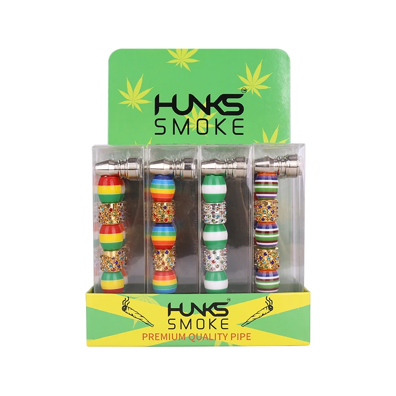 HUNKS SMOKE PREMIUM PIPE SET DISPLAY 20CT