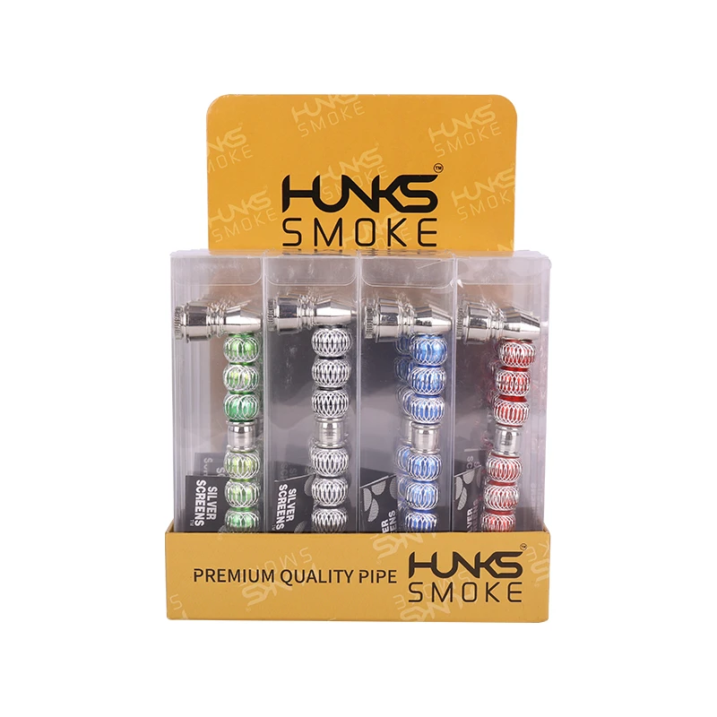 HUNKS SMOKE PREMIUM PIPE SET DISPLAY 20CT