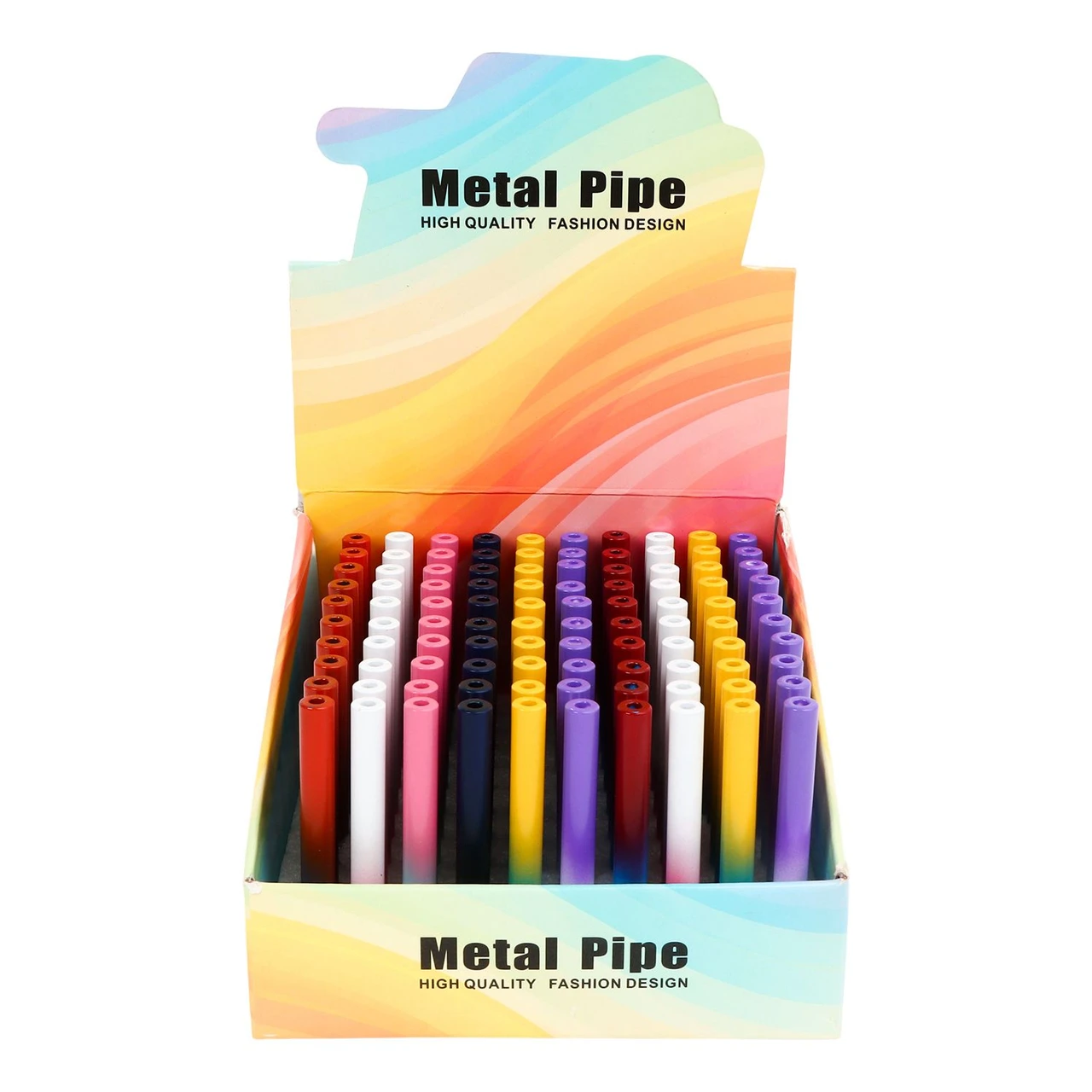 METAL ONE HITTER PIPE GRADIENT COLORS 100CT
