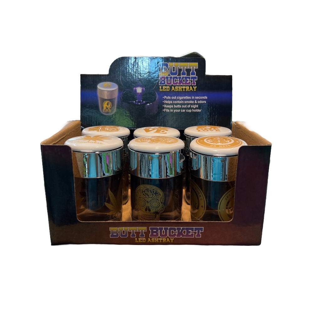 LED ASHTRAY 6CT