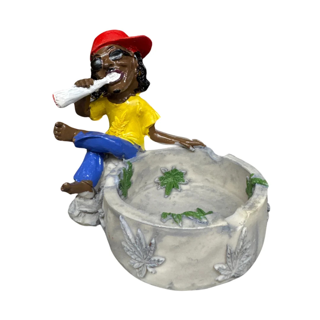 RASTA MAN SIDE BASKET ASHTRAY