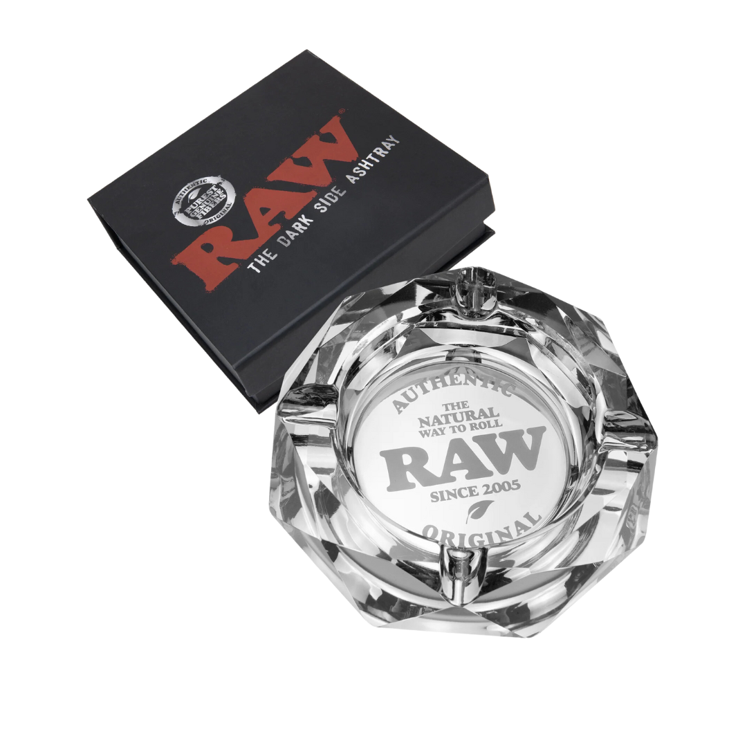 RAW DAMAGE GLASS ASHTRAY