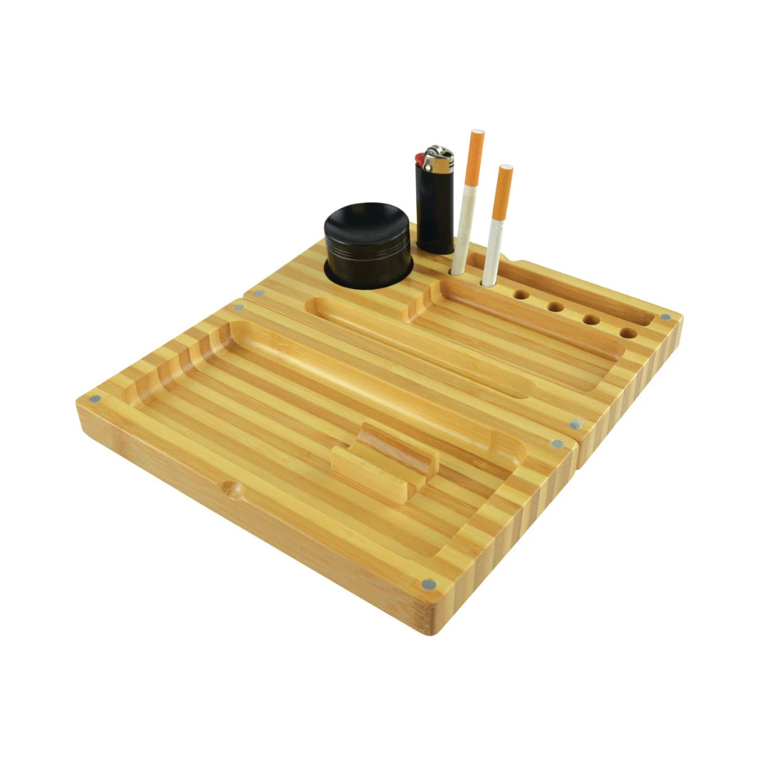 SMOKEZILLA BAMBOO MAGNETIC TRAY 4CT [92197]