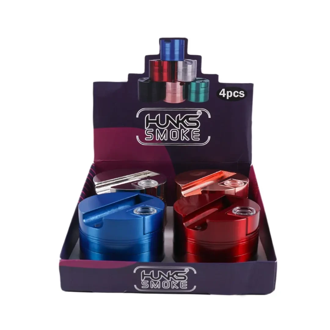 HUNKS SMOKE PREMIUM ALUMINUM GRINDER
