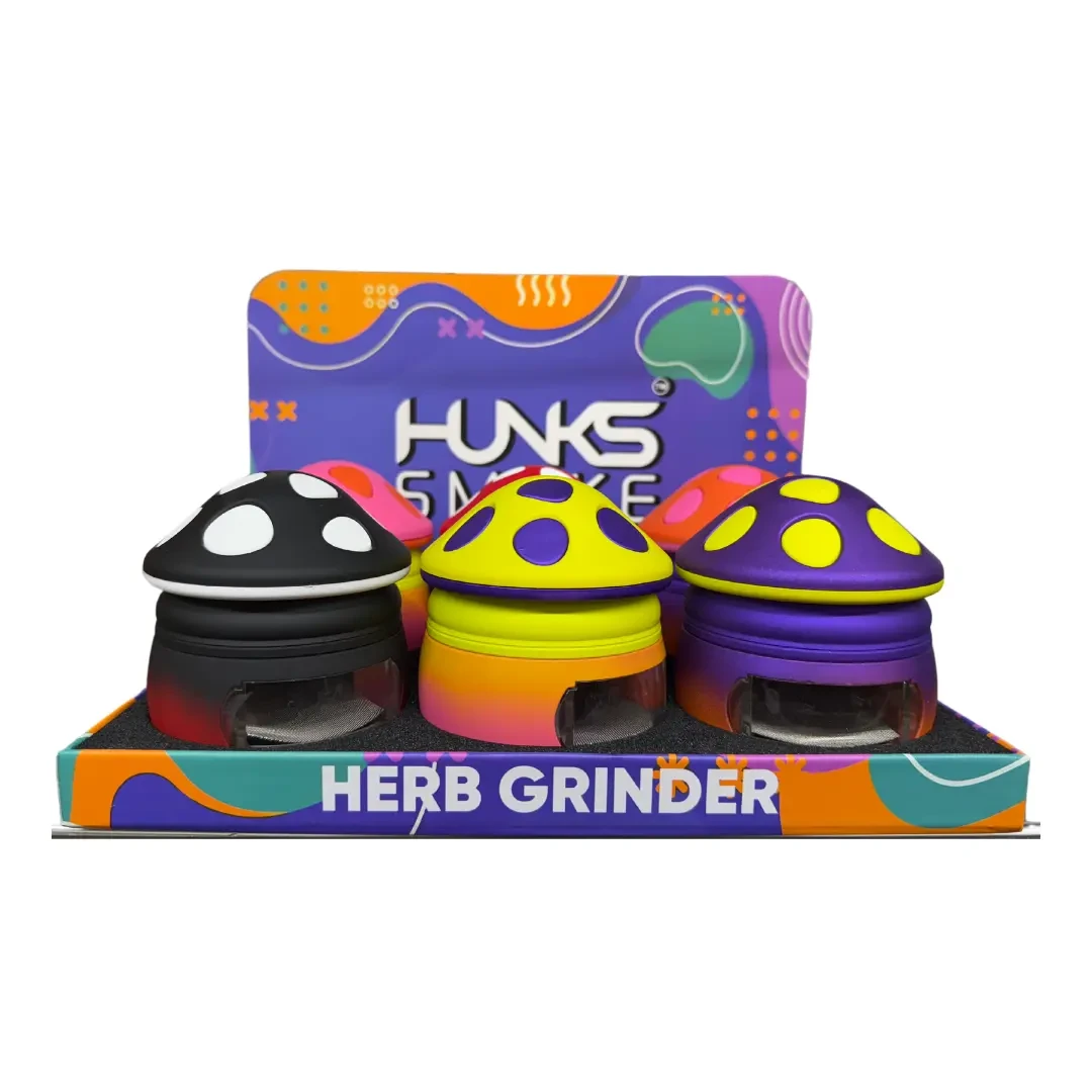 HUNKS SMOKE MUSHROOM GRINDER DISPLAY