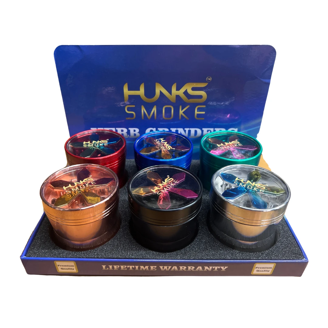 HUNKS SMOKE PREMIUM GRINDER 4CT