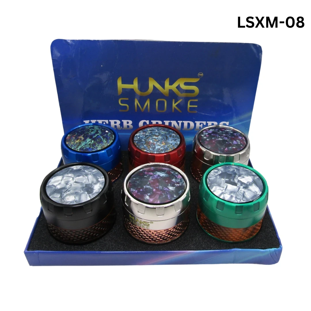 HUNKS SMOKE PREMIUM GRINDERS 6CT