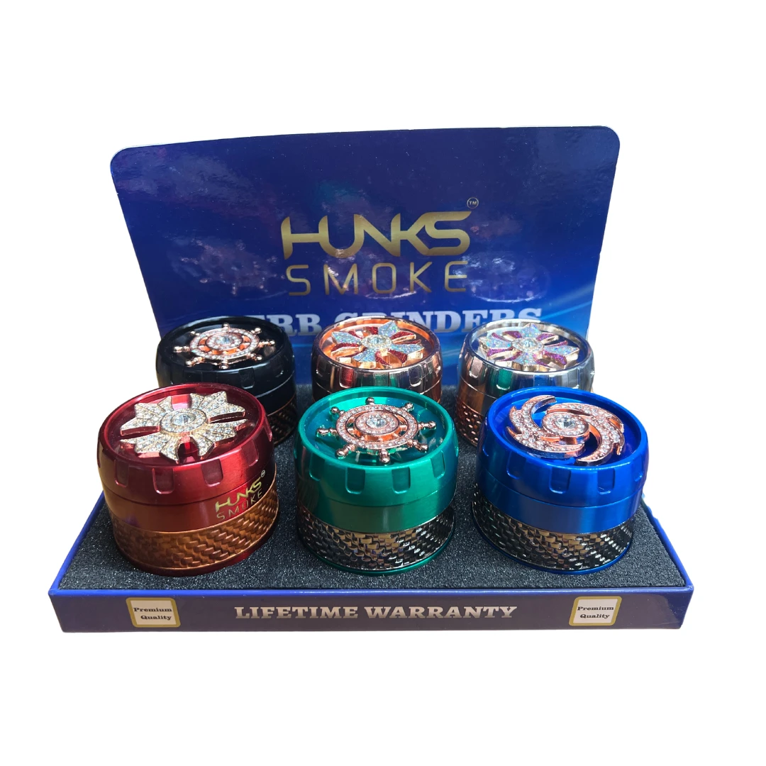 HUNKS SMOKE PREMIUM GRINDER 4CT
