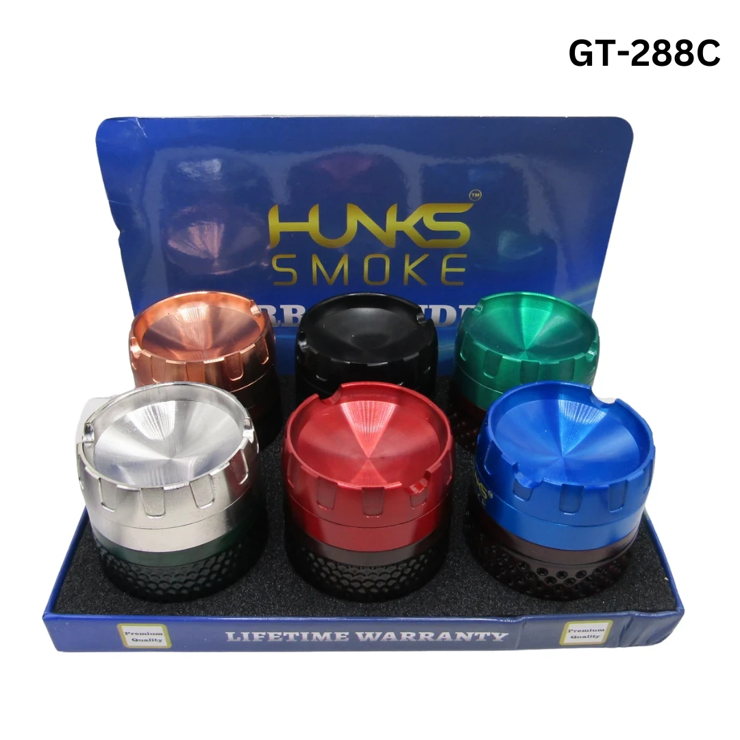 HUNKS SMOKE PREMIUM GRINDERS 4CT