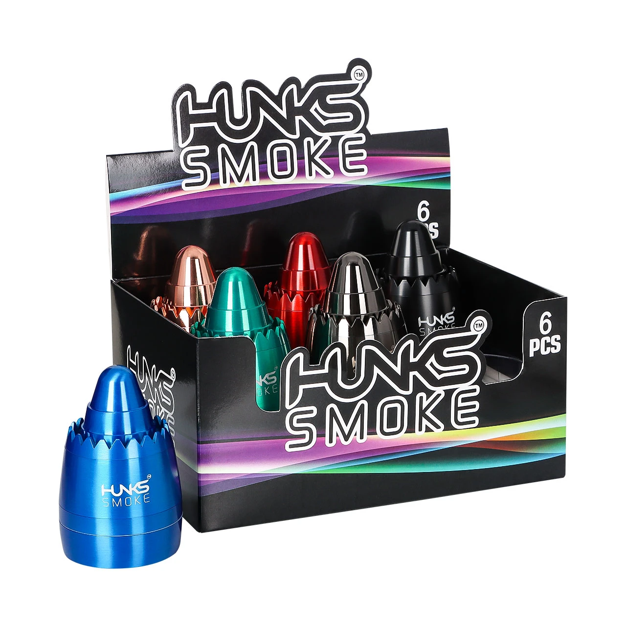 HUNKS SMOKE PREMIUM GRINDER 8CT