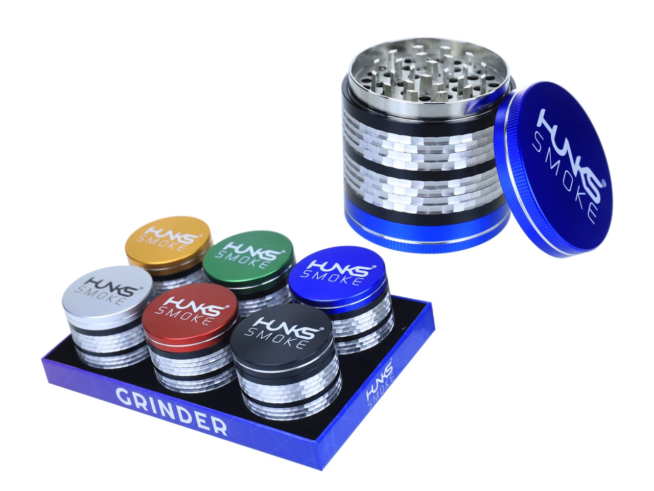HUNKS SMOKE PREMIUM GRINDERS 4CT