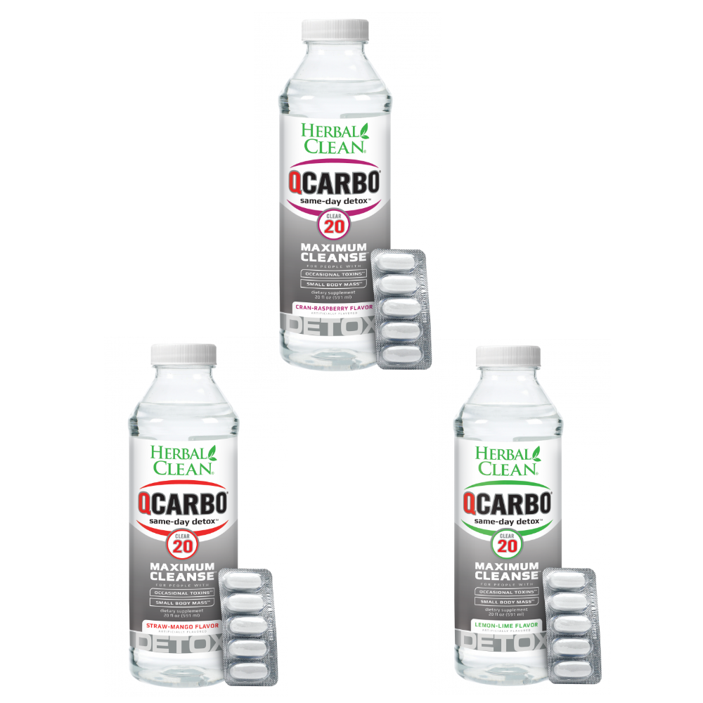 Q CARBO MEGA DETOX DRINK 20OZ