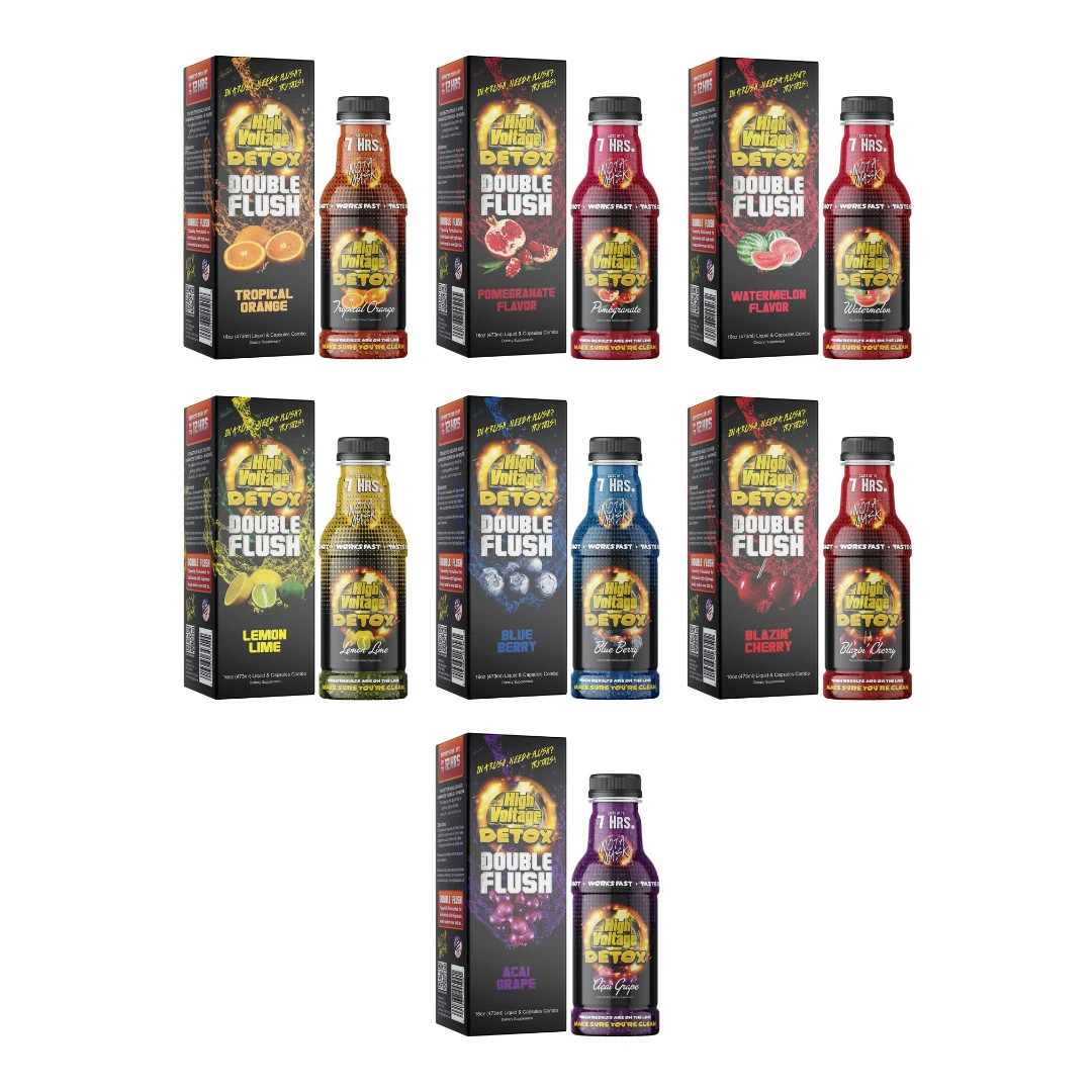 HIGH VOLTAGE DOUBLE FLUSH DETOX DRINK 16OZ