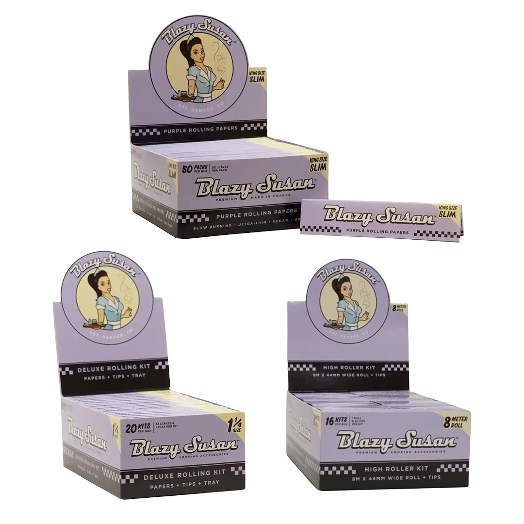 BLAZY SUSAN PURPLE ROLLING KIT
