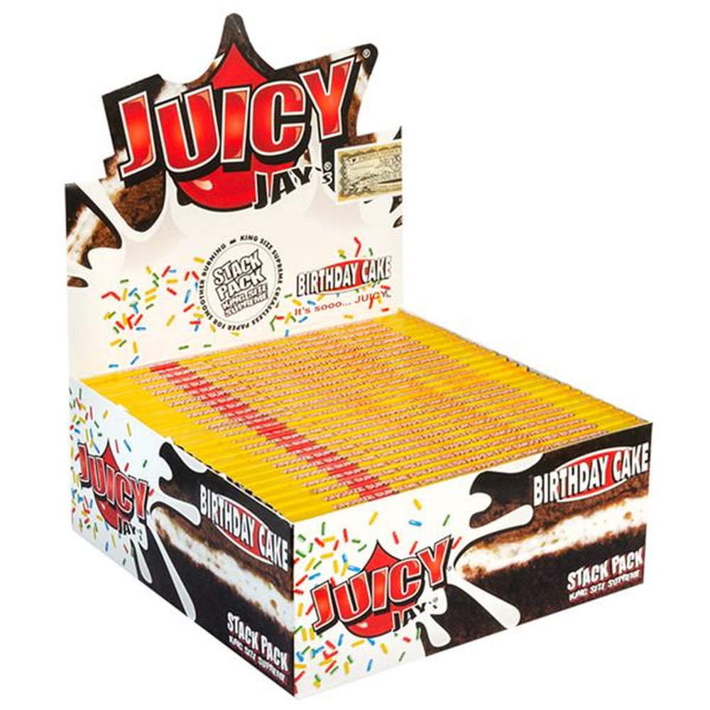 JUICY JAY HEMP KING SIZE SLIM ROLLING PAPER 24CT
