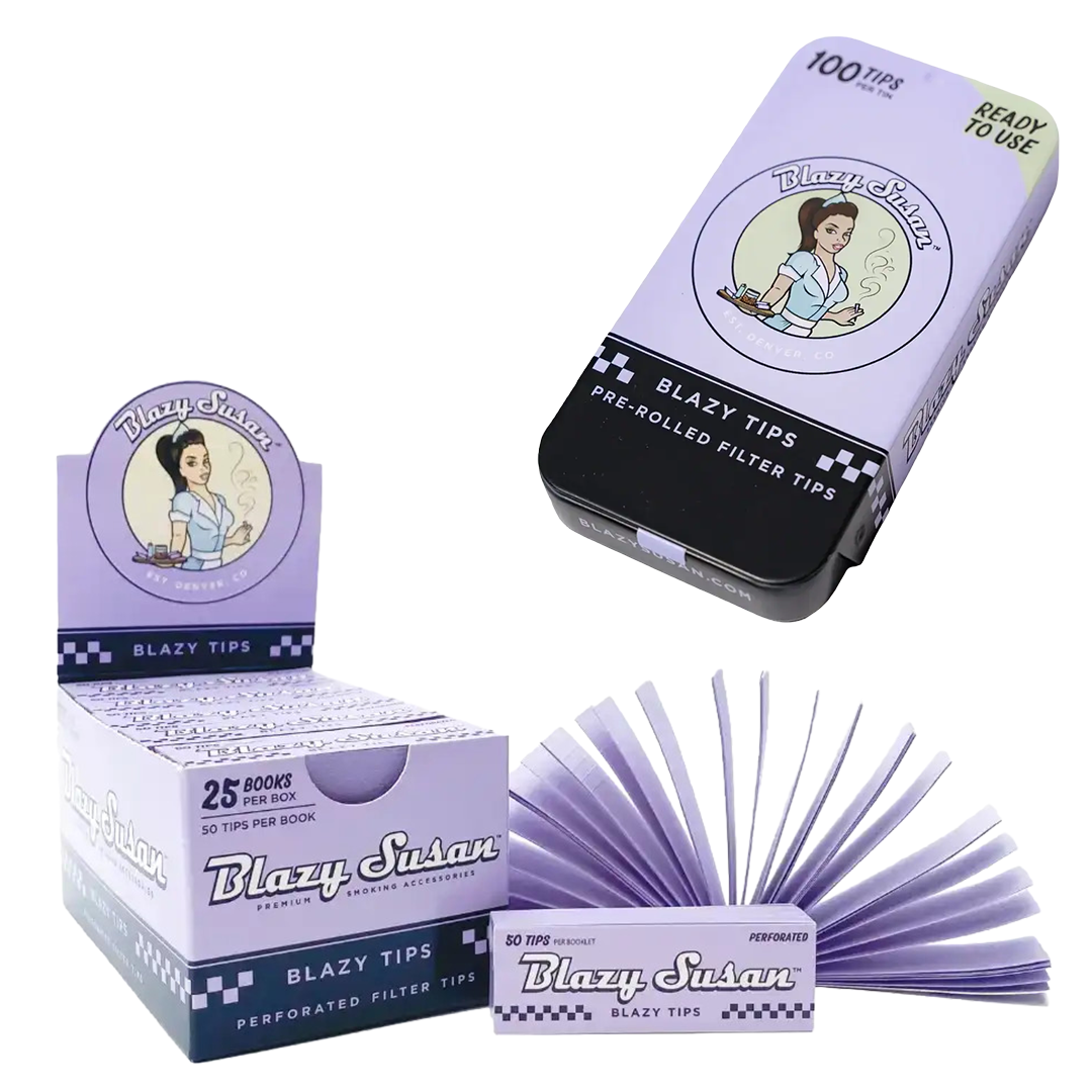 BLAZY SUSAN PURPLE FILTER TIPS