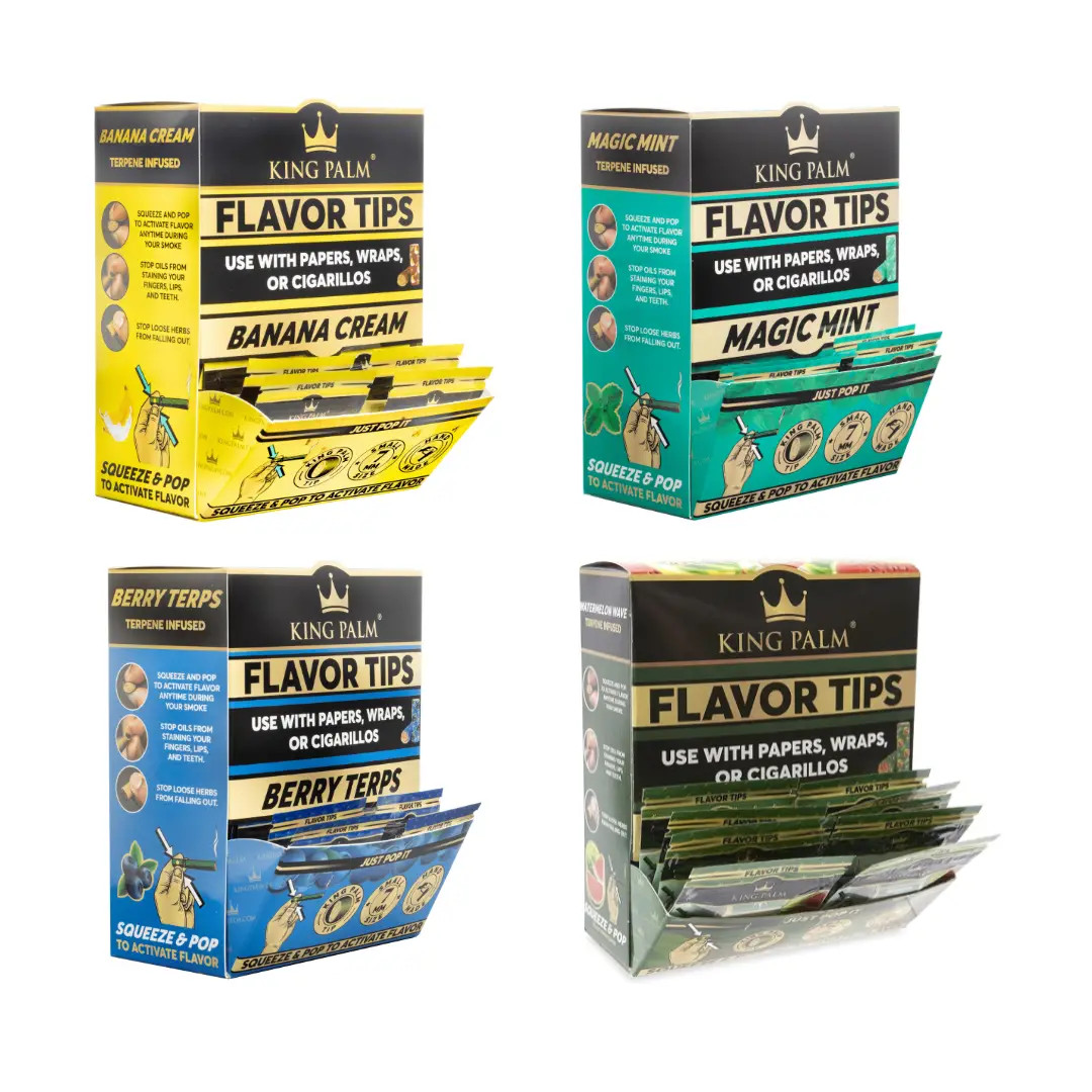 KING PALM FLAVOR TIPS 2PK 50CT