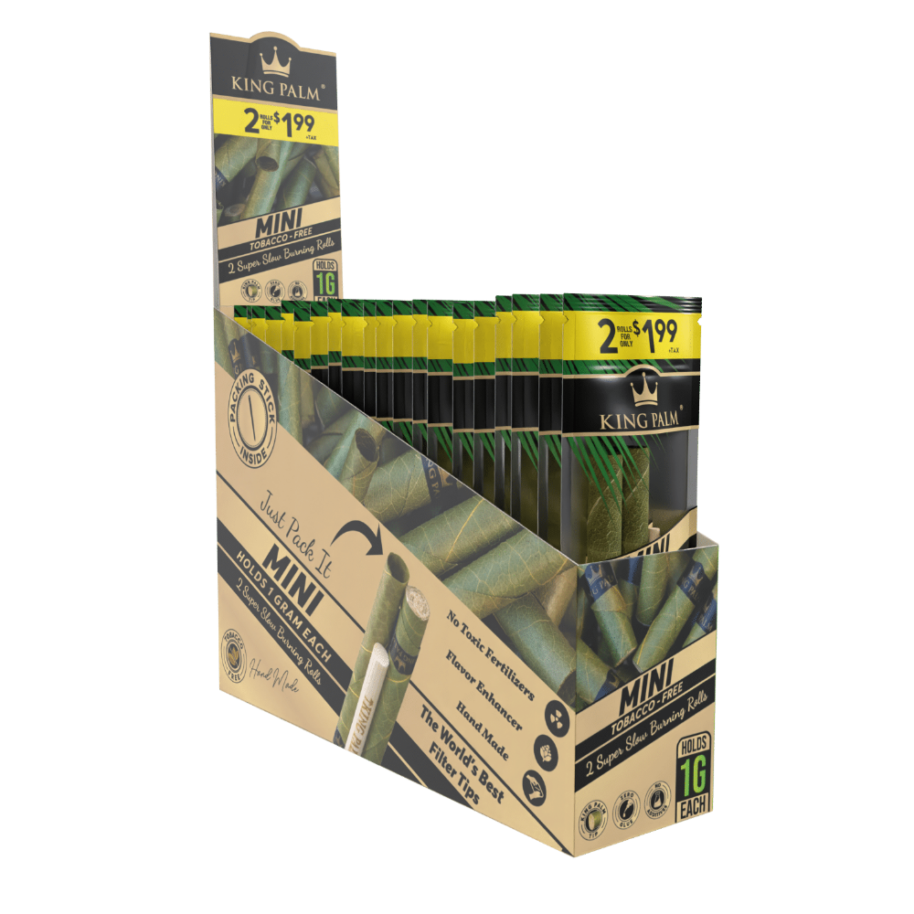 KING PALM MINI PALM ROLLIES 2PK