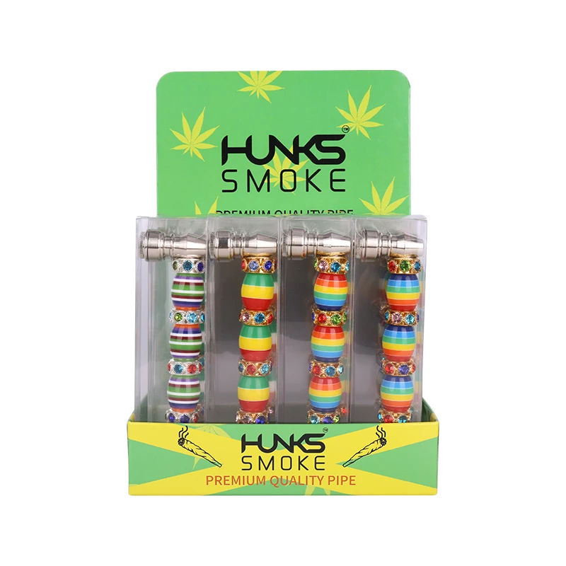 HUNKS SMOKE PREMIUM PIPE SET DISPLAY 20CT