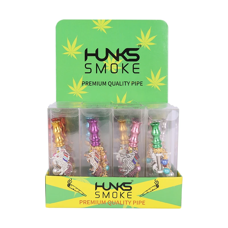 HUNKS SMOKE PREMIUM PIPE SET DISPLAY 20CT