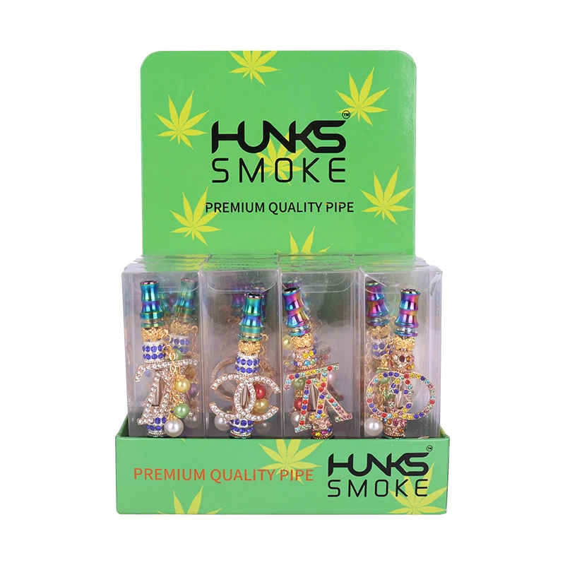HUNKS SMOKE PREMIUM PIPE SET DISPLAY 20CT