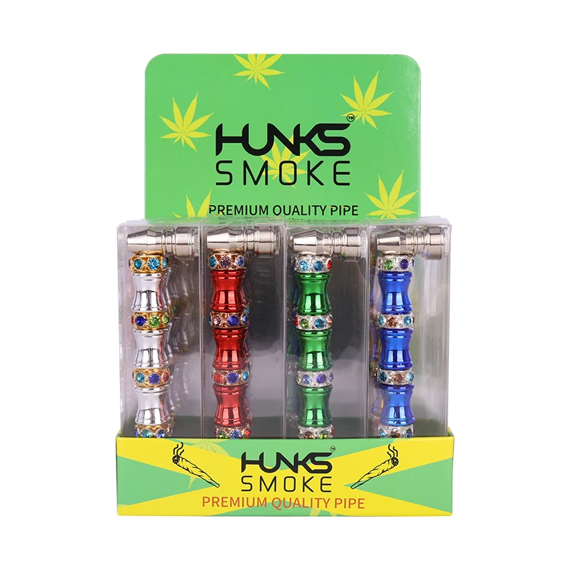 HUNKS SMOKE PREMIUM PIPE SET DISPLAY 20CT