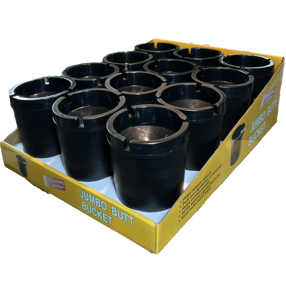 JUMBO BLACK BUTT BUCKET 12CT