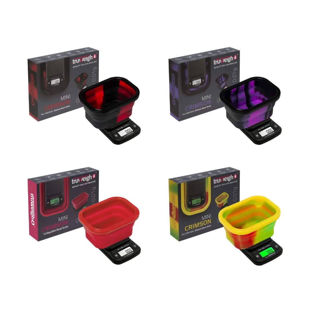 TRUWEIGH CRIMSON MINI SCALE W/ COLLAPSIBLE BOWL