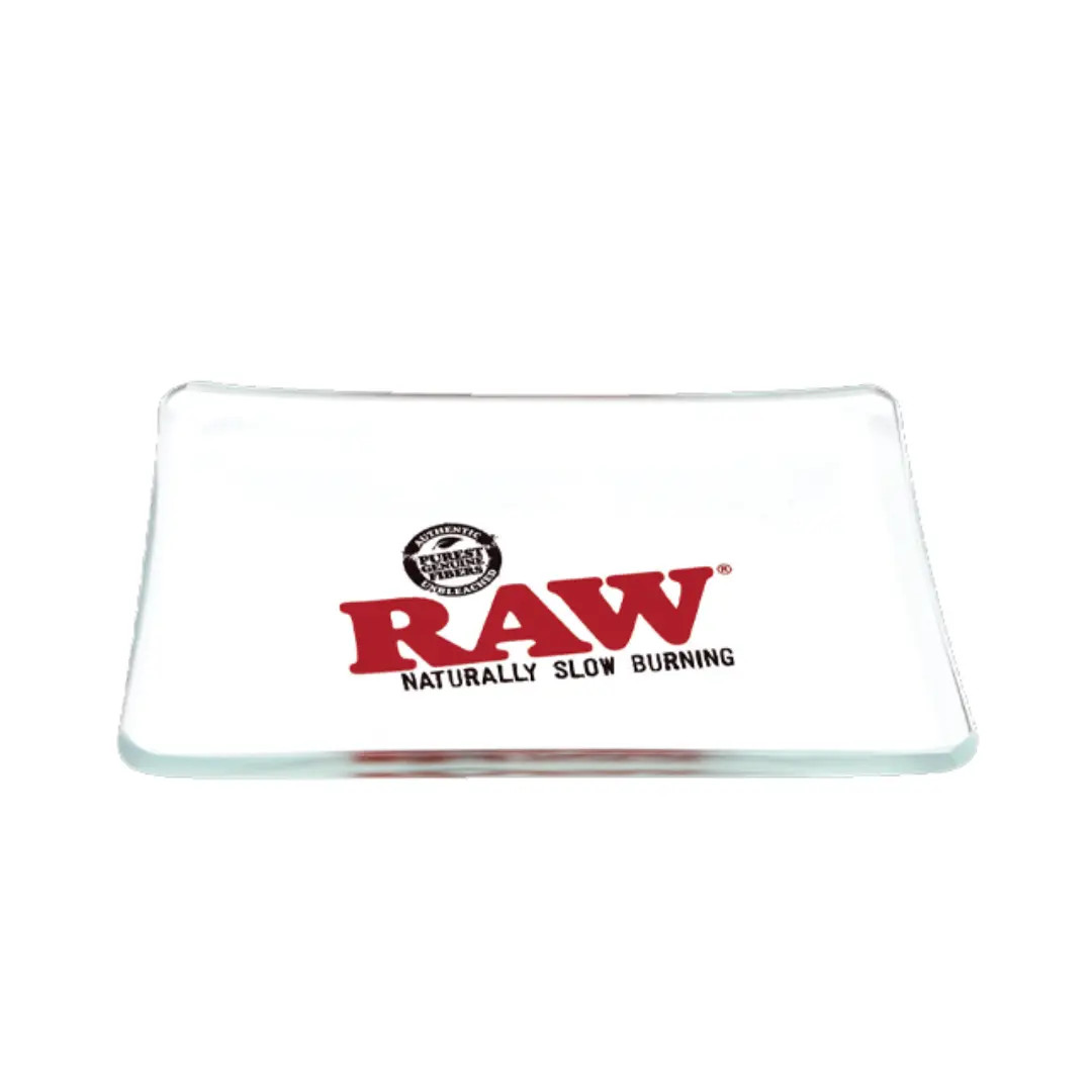 RAW STAR GLASS MINI ROLLING TRAY