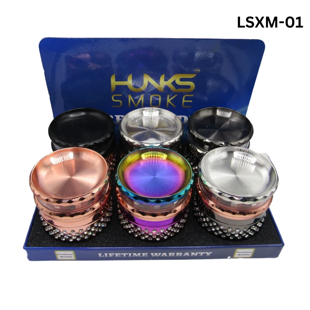 HUNKS SMOKE PREMIUM GRINDERS 6CT