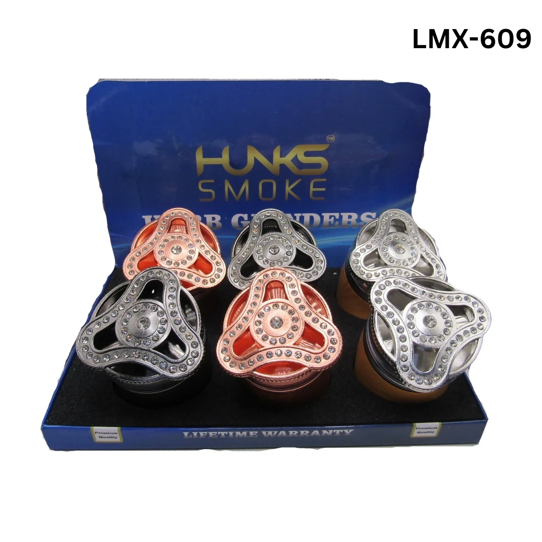 HUNKS SMOKE PREMIUM GRINDERS 6CT
