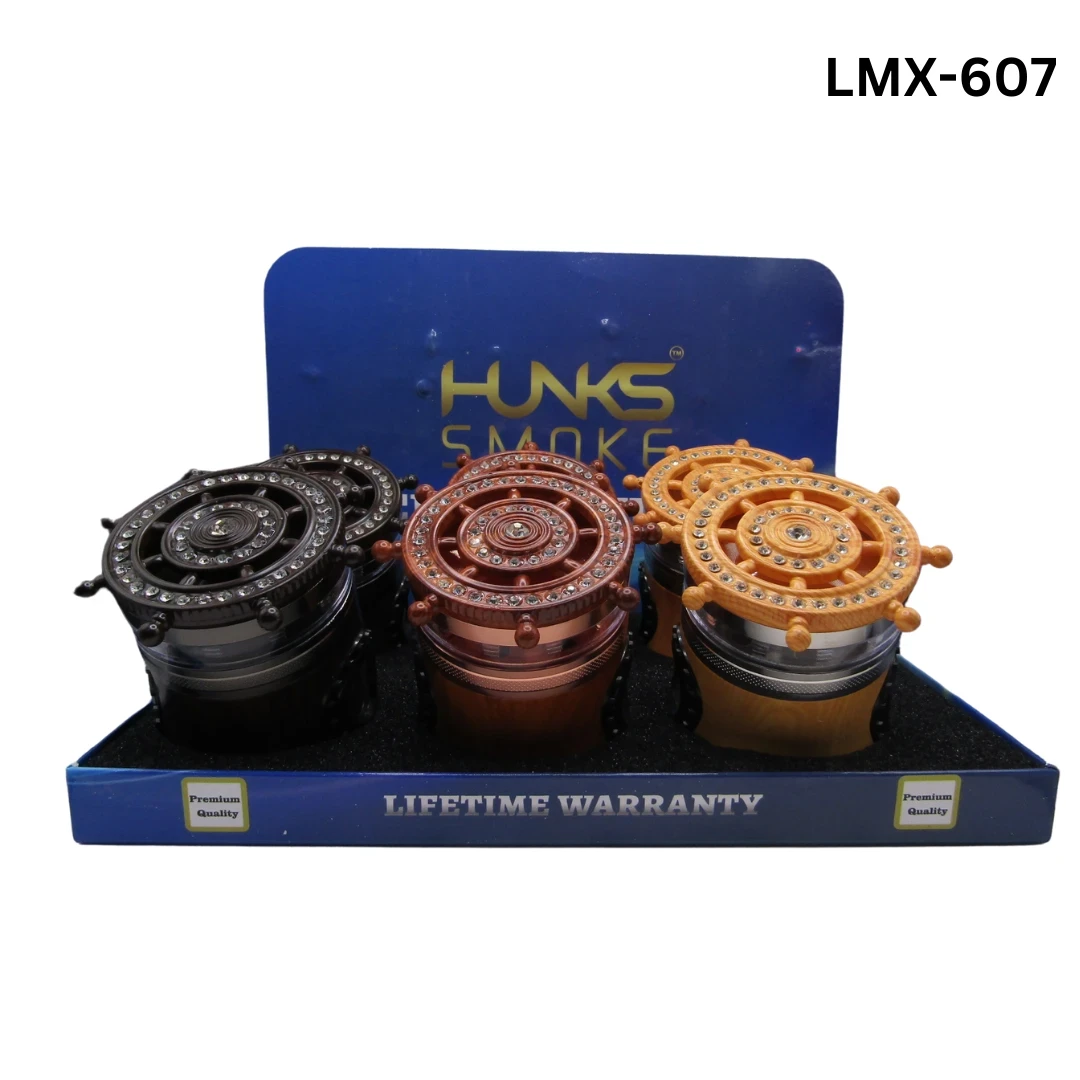 HUNKS SMOKE PREMIUM GRINDERS 6CT