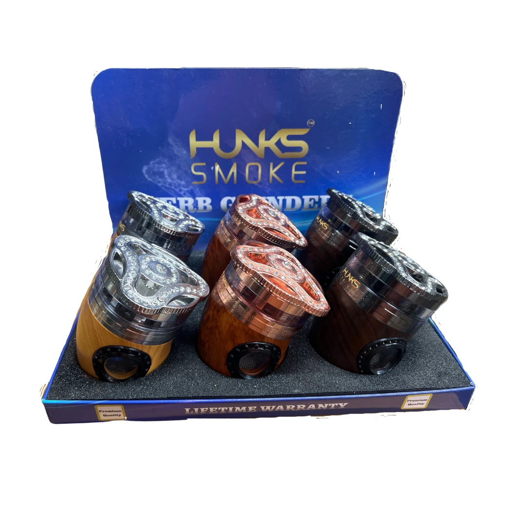 HUNKS SMOKE PREMIUM GRINDERS 6CT