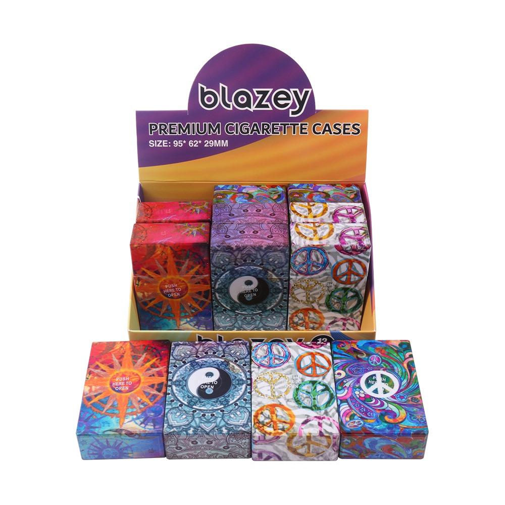BLAZEY PREMIUM 95MM CIGARETTE CASE 12CT [GT-002DB]