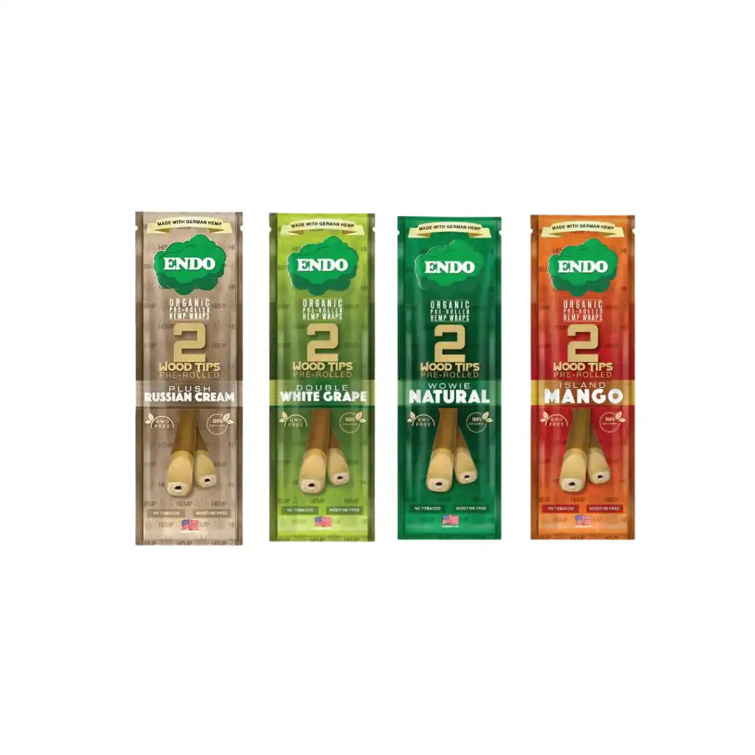 ENDO ORGANIC HEMP WRAPS 5CT